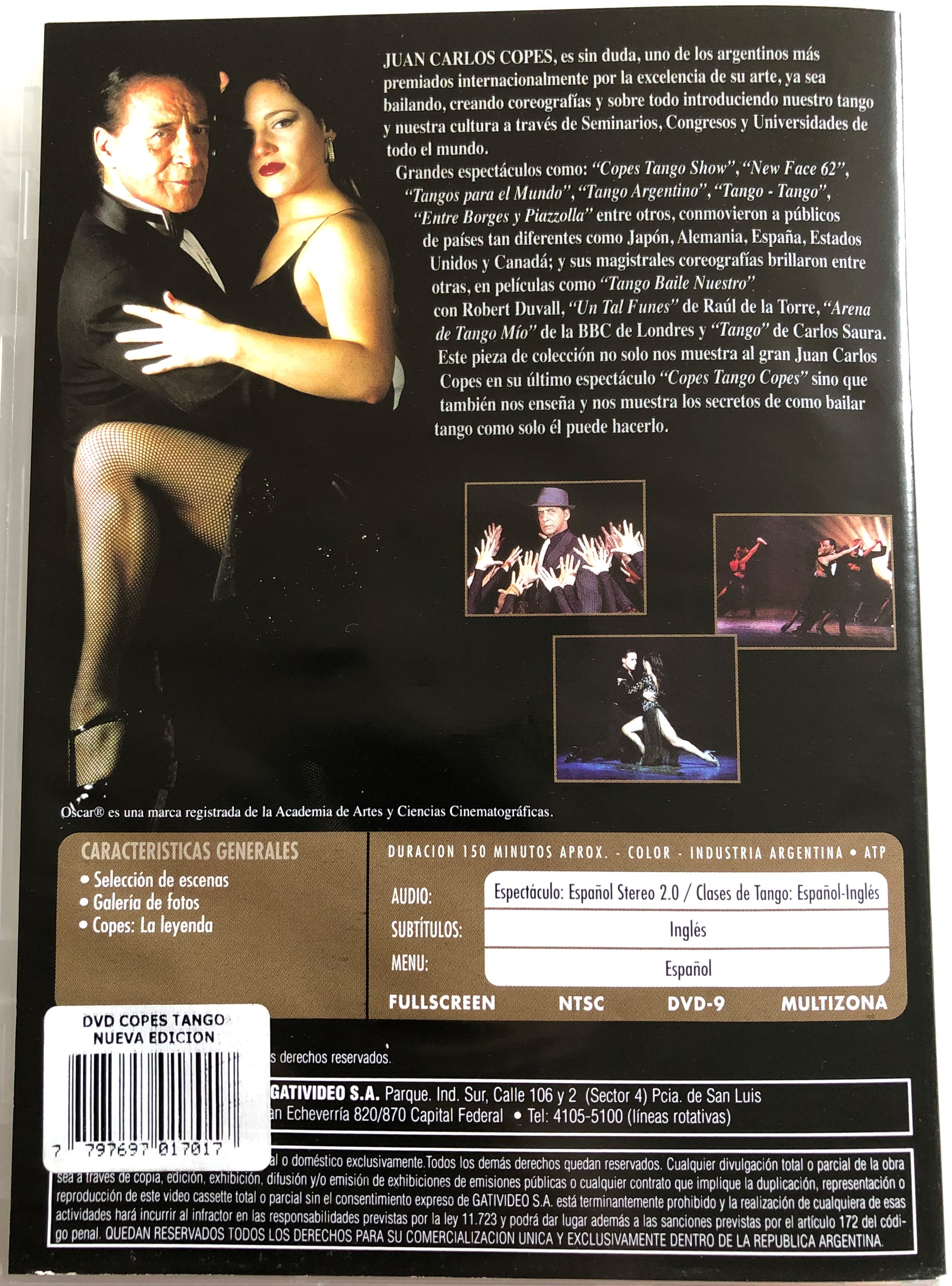 Copes Tango Copes DVD El Musical  1